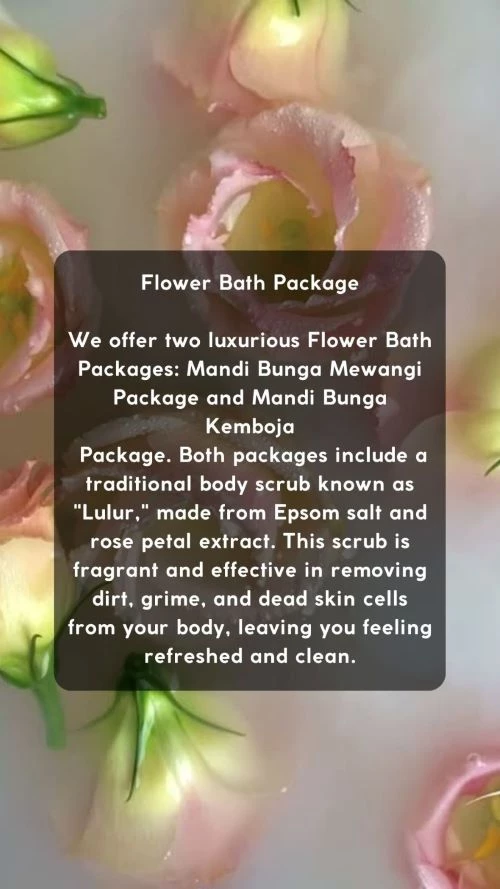 Flower Bath Packages